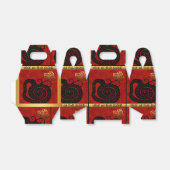 Schattigee Snake Chinees Jaar 2025 Zodiac Verjaard Bedankdoosjes (Uitgevouwen)