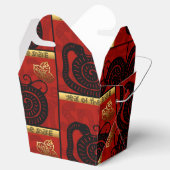 Schattigee Snake Chinees Jaar 2025 Zodiac Verjaard Bedankdoosjes (Geopend)