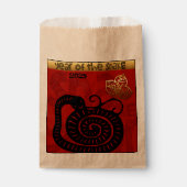 Schattigee Snake Chinees Jaar 2025 Zodiac Verjaard Bedankzakje (Voorkant)