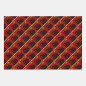 Schattigee Snake Chinees Jaar Zodiac Verjaardag WP Inpakpapier Vel (Voorkant 2)