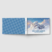 Schattigee sneeuwluipaard slaapt op wolken Baby Do Gastenboek (Volledig)