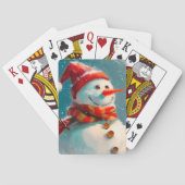 Schattigee  Sneeuwman Classic Speelkaarten (Achterkant)