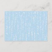 Schattigee Sneeuwman Display Douche Inzetstuk Kaar Informatiekaartje (Achterkant)