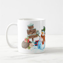 Schattigee Sneeuwman Hedgehog Holly Jolly Christma