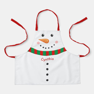 Schattigee Sneeuwman Kerst voor Kids All-Over Prin Schort