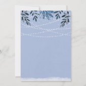 Schattigee Sneeuwman Magische Lichten Winter Jonge Kaart (Achterkant)