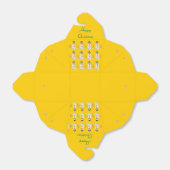 Schattigee sneeuwman met kous voor Kerstmis Bedankdoosjes (Uitgevouwen)