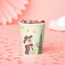 Schattigee sneeuwman met sterren