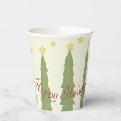 Schattigee sneeuwman met sterren papieren bekers (Links)