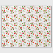 Schattigee sneeuwman op feestelijk wit of uw kleur cadeaupapier (Vlak)