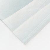 Schattigee sneeuwman op Noordpool met noorderlicht Fleece Deken (Hoek)