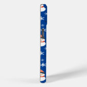 Schattigee Sneeuwman Sneeuwvlok Naadloze Patroon K Case-Mate iPhone Case (Achterkant / Rechts)