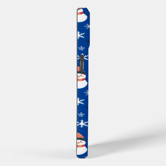 Schattigee Sneeuwman Sneeuwvlok Naadloze Patroon K Case-Mate iPhone Case (Achterkant / Rechts)
