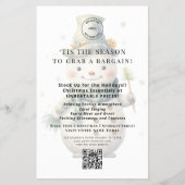 Schattigee Sneeuwman Store Kerstaanbiedingen QR-co Flyer (Voorkant)