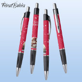 Schattigee Sneeuwman Top Hat Laat het Sneeuwrood K Pen