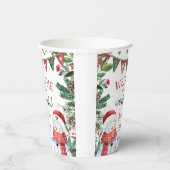 Schattigee Sneeuwman Winter Kerstmis 2e Verjaardag Papieren Bekers (Rechts)