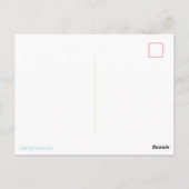 Schattigee Sneeuwman Winter Kerstvakantie Briefkaart (Achterkant)