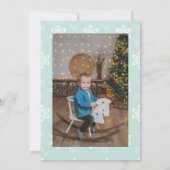 Schattigee Sneeuwman Winter Onederland Verjaardags Kaart (Achterkant)