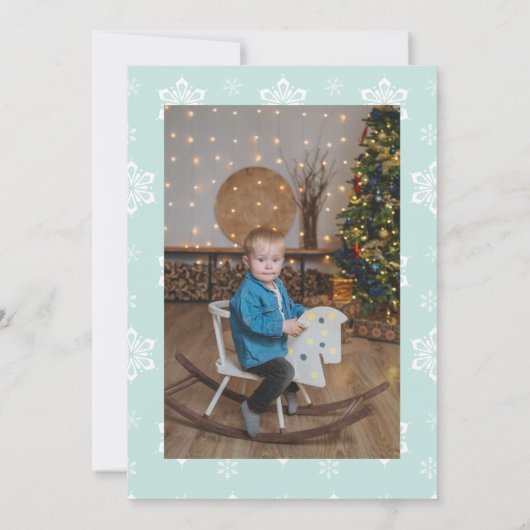 Schattigee Sneeuwman Winter Onederland Verjaardags Kaart (Achterkant)