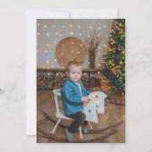 Schattigee Sneeuwman Winter Onederland Verjaardags Kaart (Achterkant)