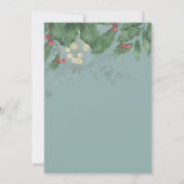 Schattigee Sneeuwmannen Familie Kerst Kaart (Achterkant)