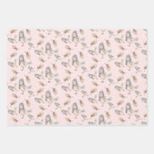 Schattigee Sneeuwmus Waterverf Handgeschilderd Inpakpapier Vel (Voorkant 2)