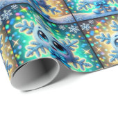 Schattigee sneeuwvlok 2 cadeaupapier (Rol Hoek)