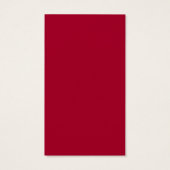 Schattigee sneeuwvlok rode bruiloft Drink ticket Visitekaartjes (Achterkant)