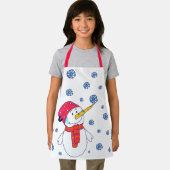 Schattigee sneeuwvlok tekening winterse Kinderen Schort (Insitu)