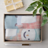 Schattigee Sneeuwvlokken IJsblauwe Kerst Tissuepapier (Geschenk)