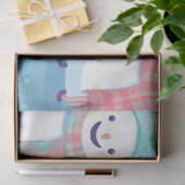 Schattigee Sneeuwvlokken IJsblauwe Kerst Tissuepapier (Geschenk)