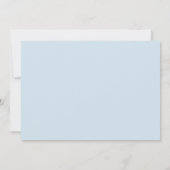 Schattigee sneeuwvlokken Pinguïn Baby shower Kaart (Achterkant)