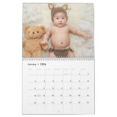 Schattigee Sneeuwvlokken Rode Kerstfoto | Cadeau Kalender (Jan 2026)