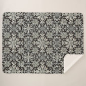 Schattigee sneeuwvlokken sherpa deken (Voorkant (horizontaal))