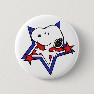Schattigee Snoopy Button – Classic Peanuts Style A
