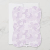 Schattigee snor & boog gender reveal uitnodiging (Achterkant)