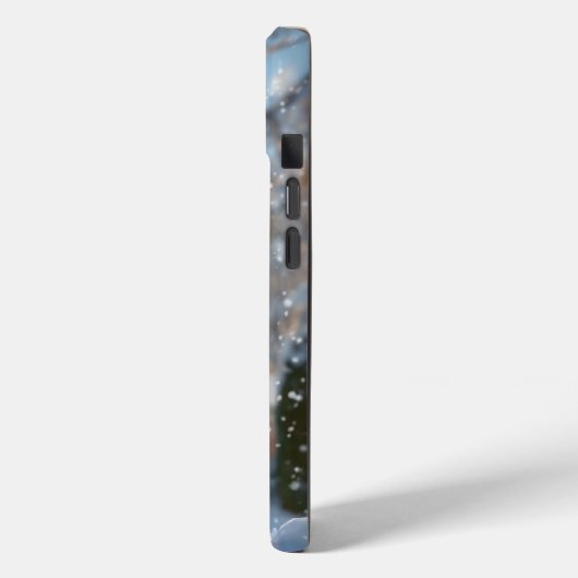 Schattigee Snowman iPhone Case - Perfect voor Kers (Achterkant / Links)