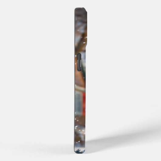 Schattigee Snowman iPhone Case - Perfect voor Kers (Achterkant / Rechts)