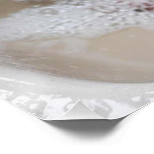 Schattigee Soapy Wet Puppy Bath Poster Wall Art (Hoek)