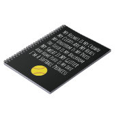 Schattigee Softbal Gifts Fastpitch Team Spelers Me Notitieboek (Linkerzijde)