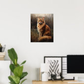 Schattigee Somalische kat kunst print Poster (Thuiskantoor)