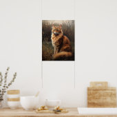Schattigee Somalische kat kunst print Poster (Keuken)