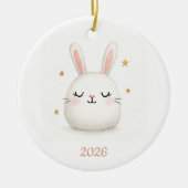 Schattigee Somebunny houdt van je konijn Keramisch Ornament (Voorkant)