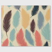 Schattigee Sophisticated Premium Monogram Kids Ver Cadeaupapier (Vlak)