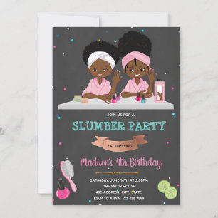 Schattigee spa Afrikaanse kinderen verjaardagsuitn Feestdagenkaart