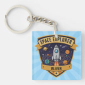 Schattigee Space Explorer Sleutelhanger (Voorkant)