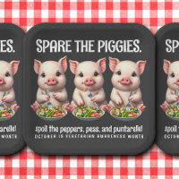 Schattigee Spare de Piggies Eten Salades