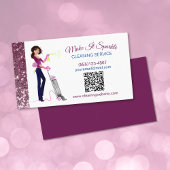 Schattigee Sparkle Maid Cleaning Service QR-code Visitekaartje
