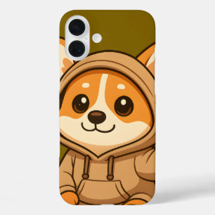 Schattigee Sparkling Eyes Corgi – schattigeDog Pho iPhone 16 Plus Hoesje