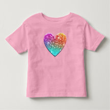 Schattigee sparkly regenboog glitter beart
